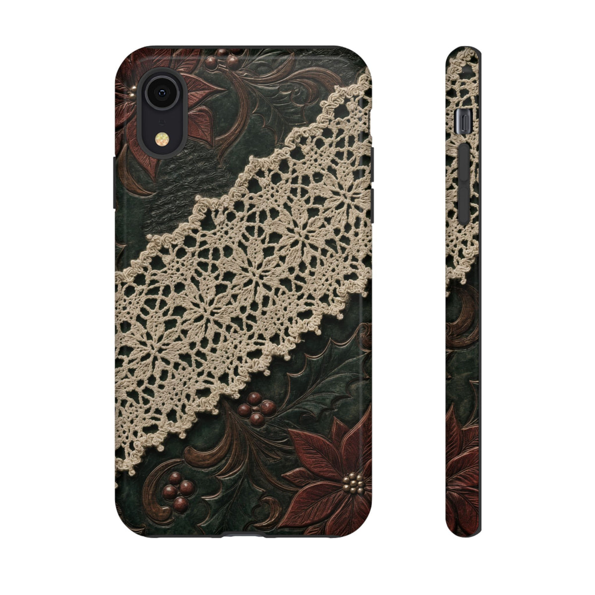 Poinsettia Lace Tough Case