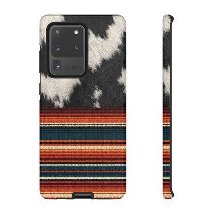 Cowhide + Serape Stripe Tough Case