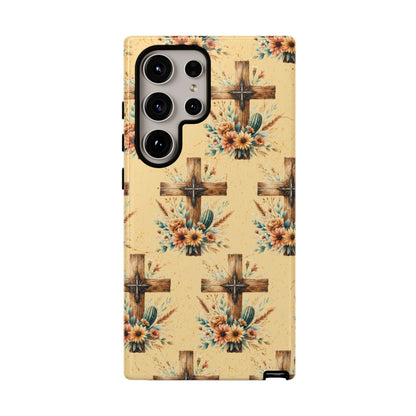 Floral Crosses Tough Case
