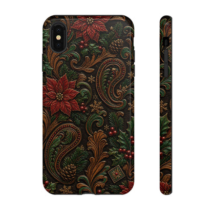 Carved Christmas Paisley Tough Case
