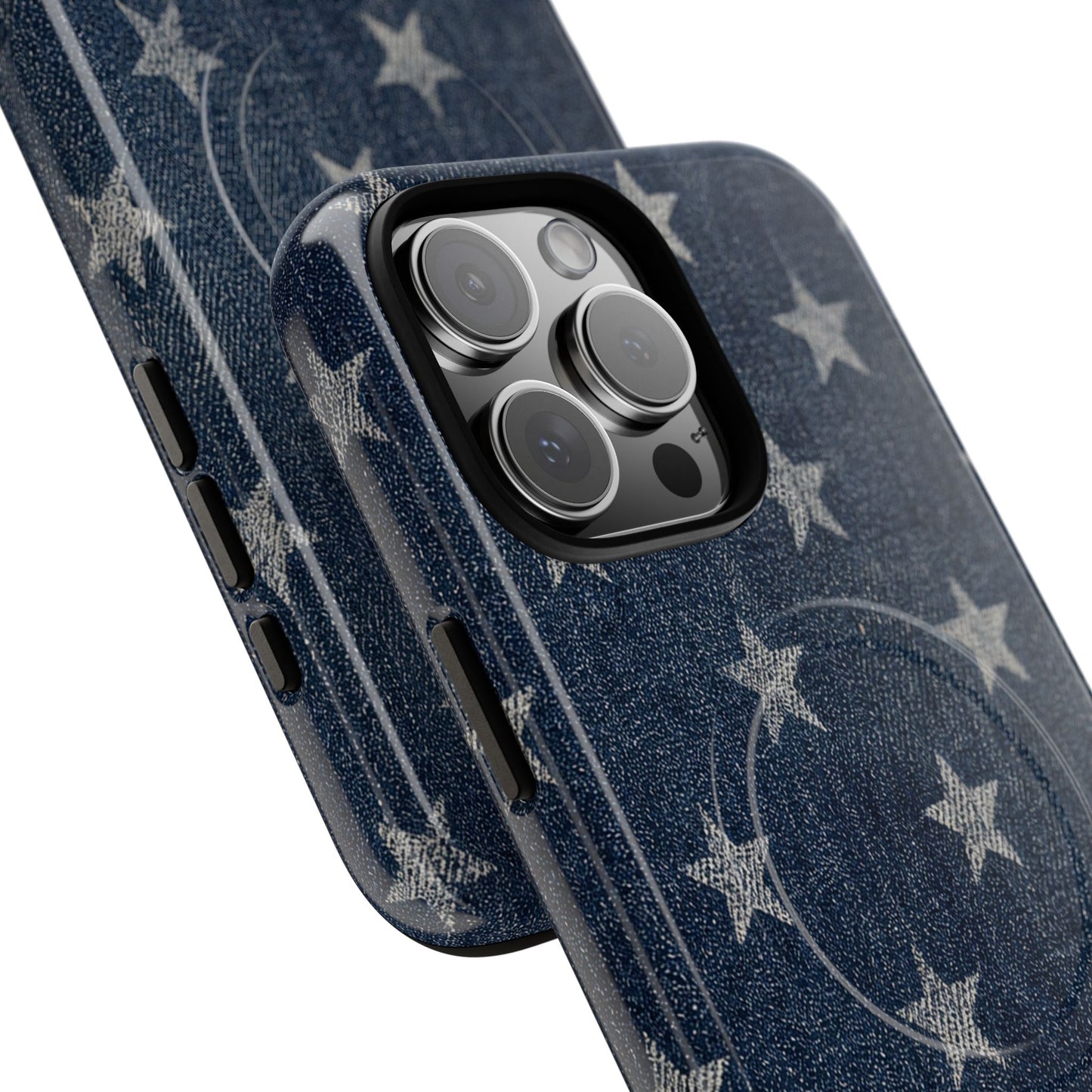 Denim And Stars Magnetic Case