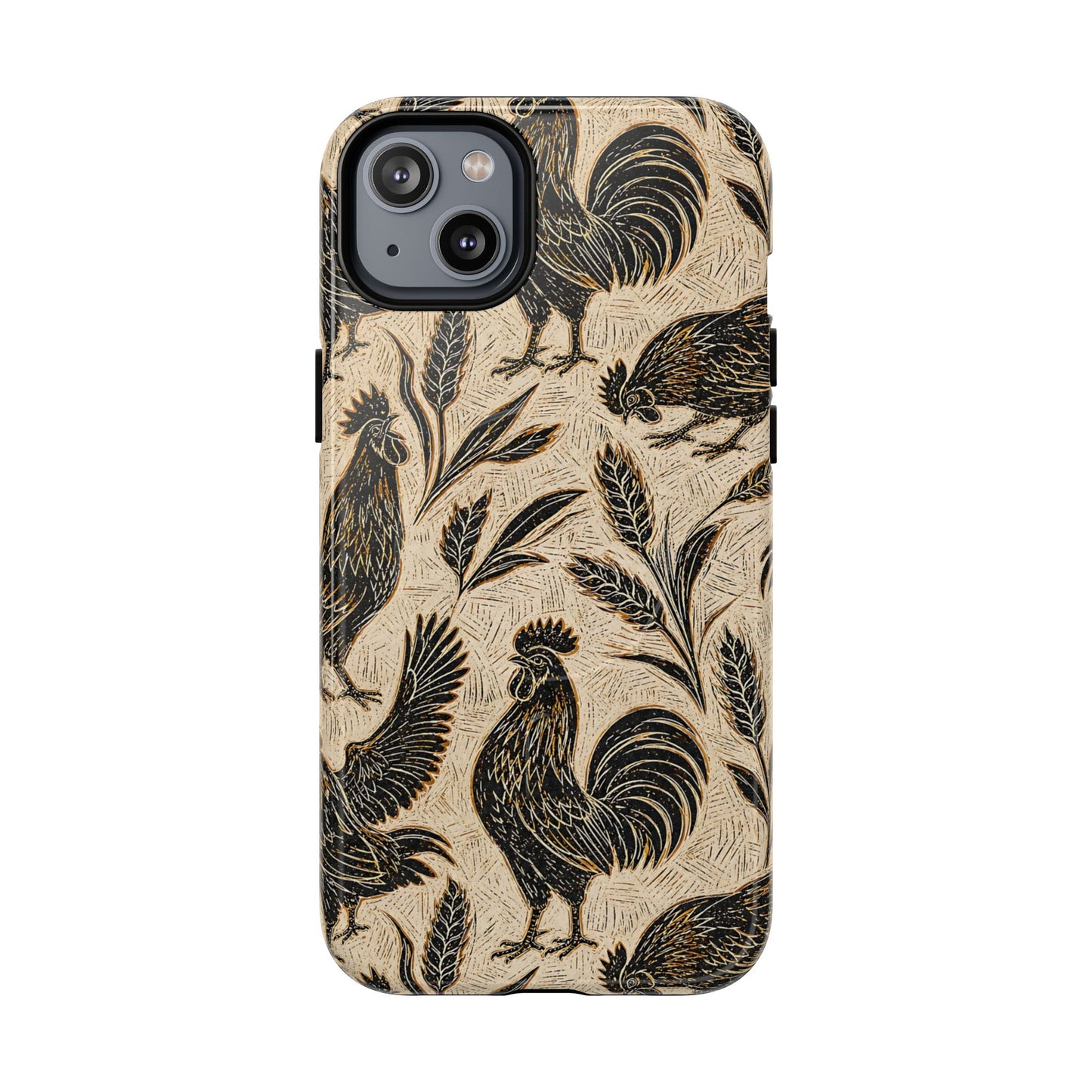 Carved Rooster Magnetic Case