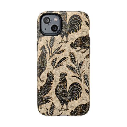 Carved Rooster Magnetic Case