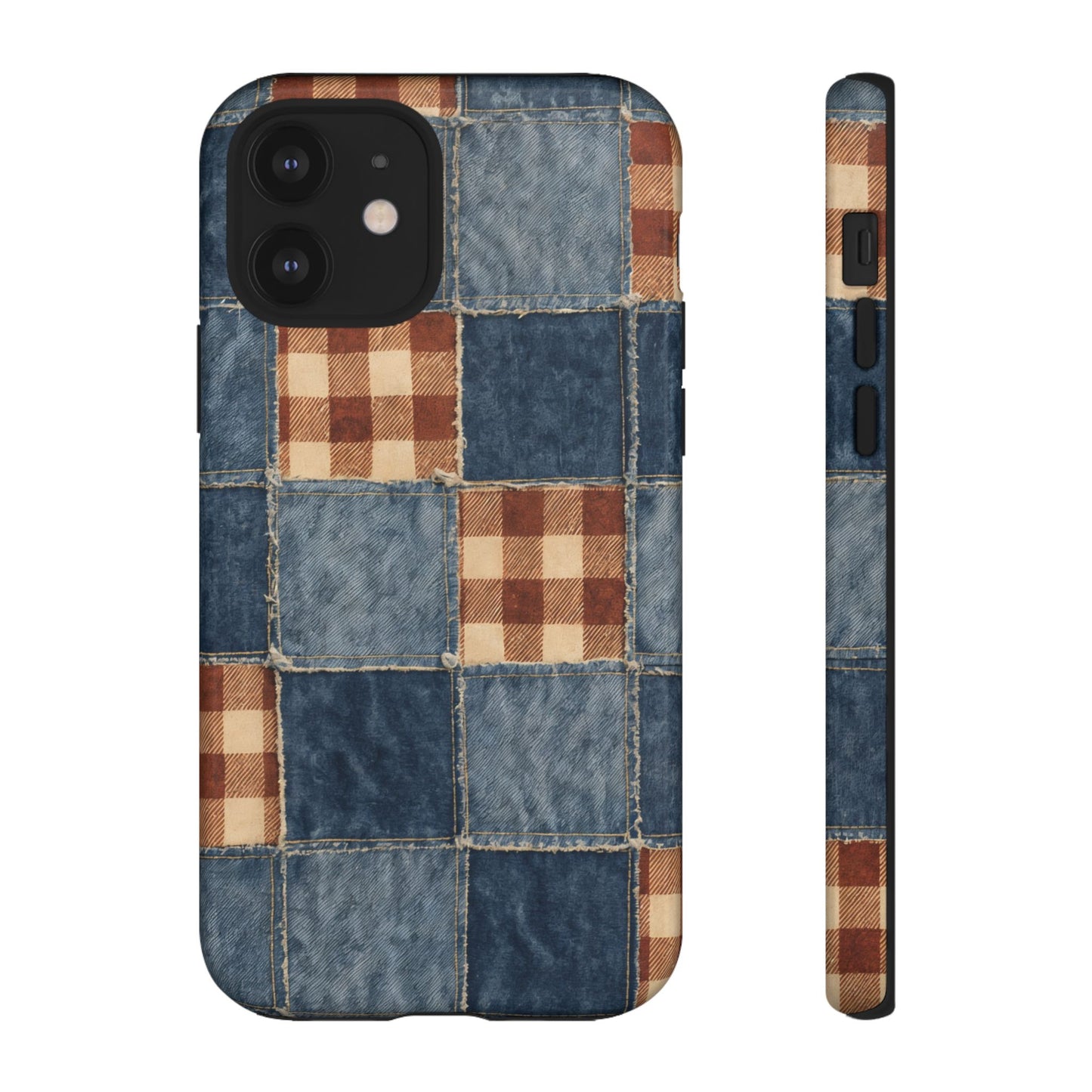 Denim Patchwork Tough Case
