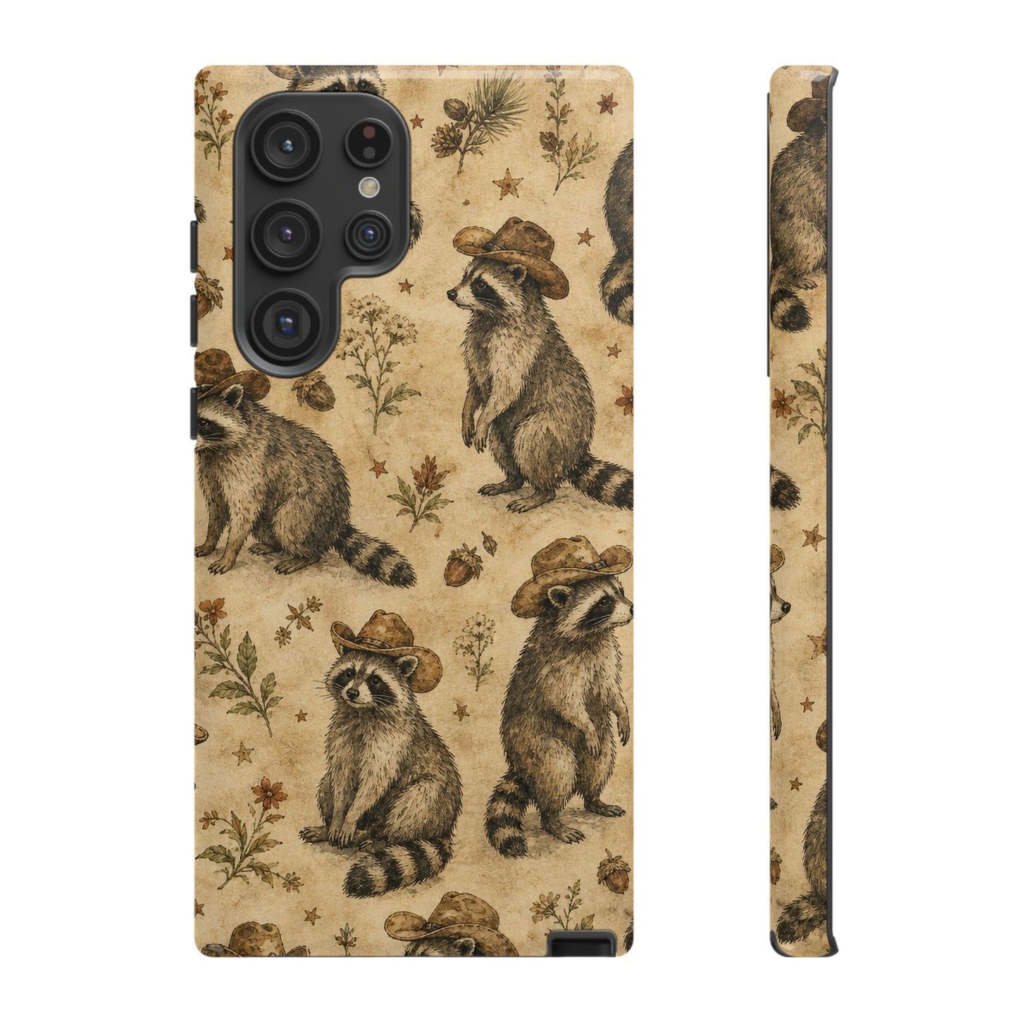 Painted Raccoon Tough Case