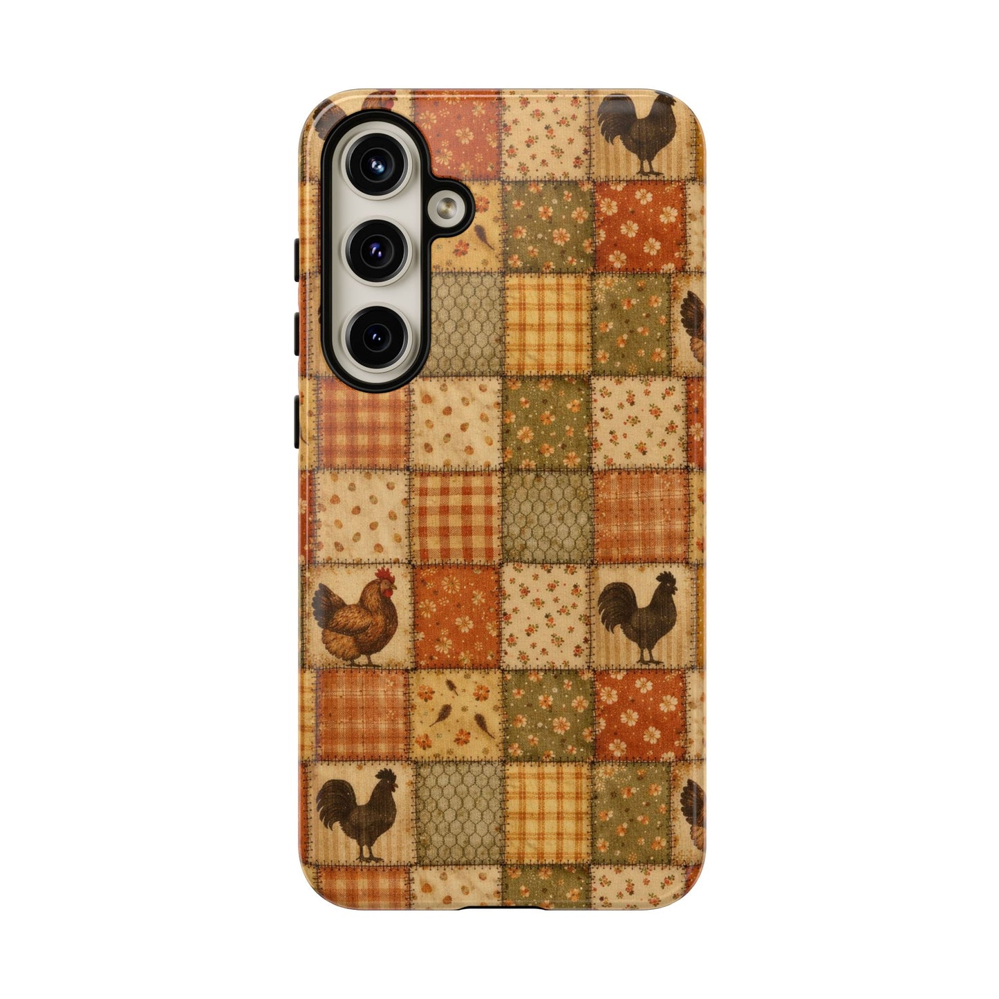 Chickens Patchwork Tough Case