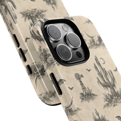 Spooky Desert Toile Tough Case