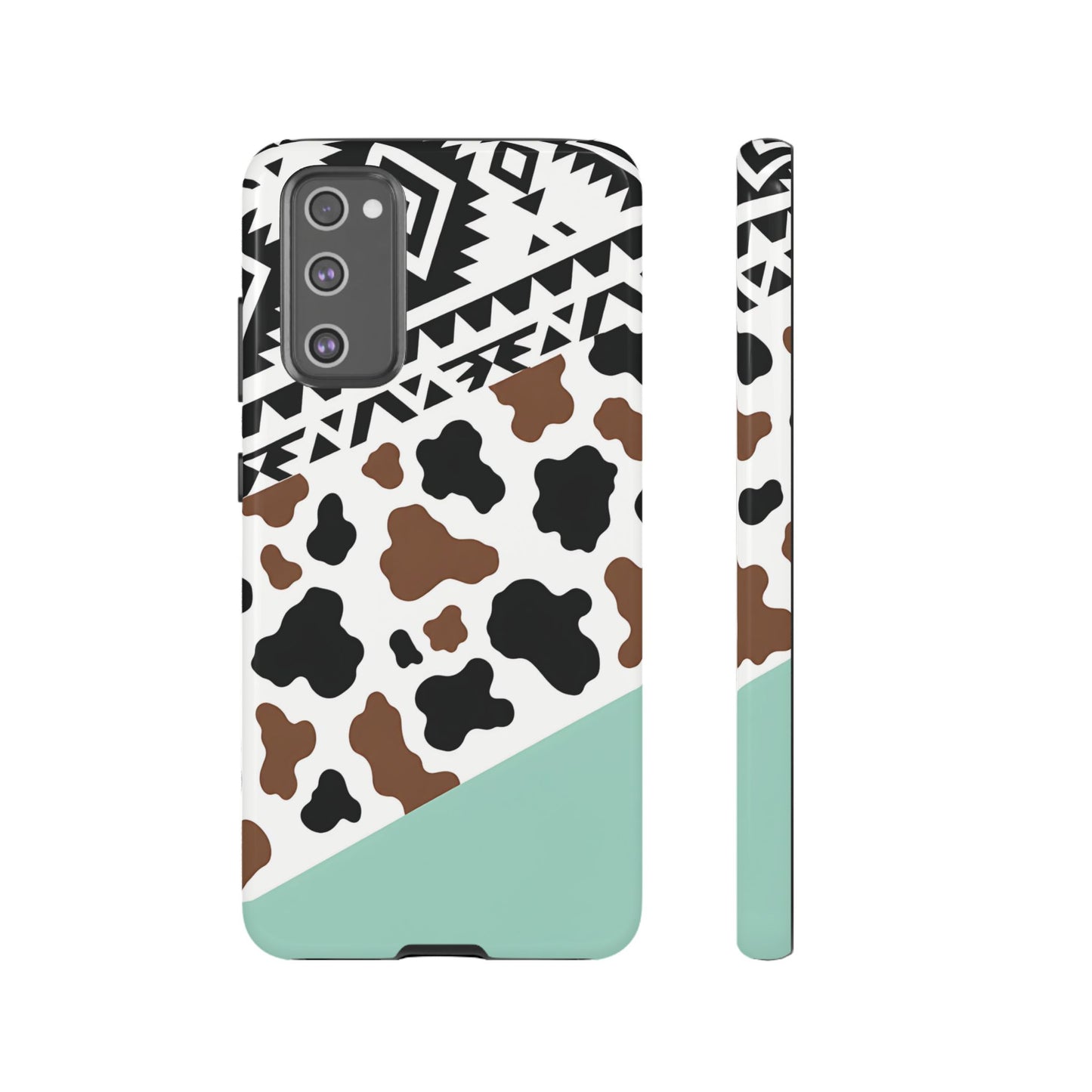 Mint Aztec Cowhide Tough Case