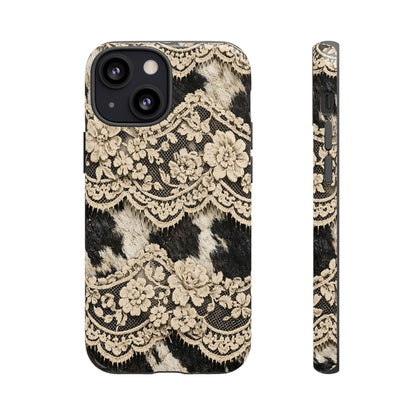 Cowhide Lace Tough Case
