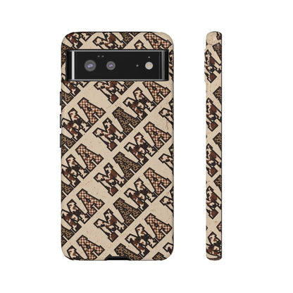 Grunge Cowhide Mama Tough Case