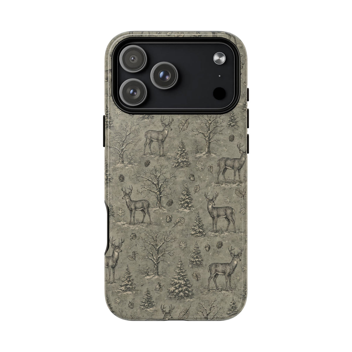 Etched Winter Buck Magnetic Case