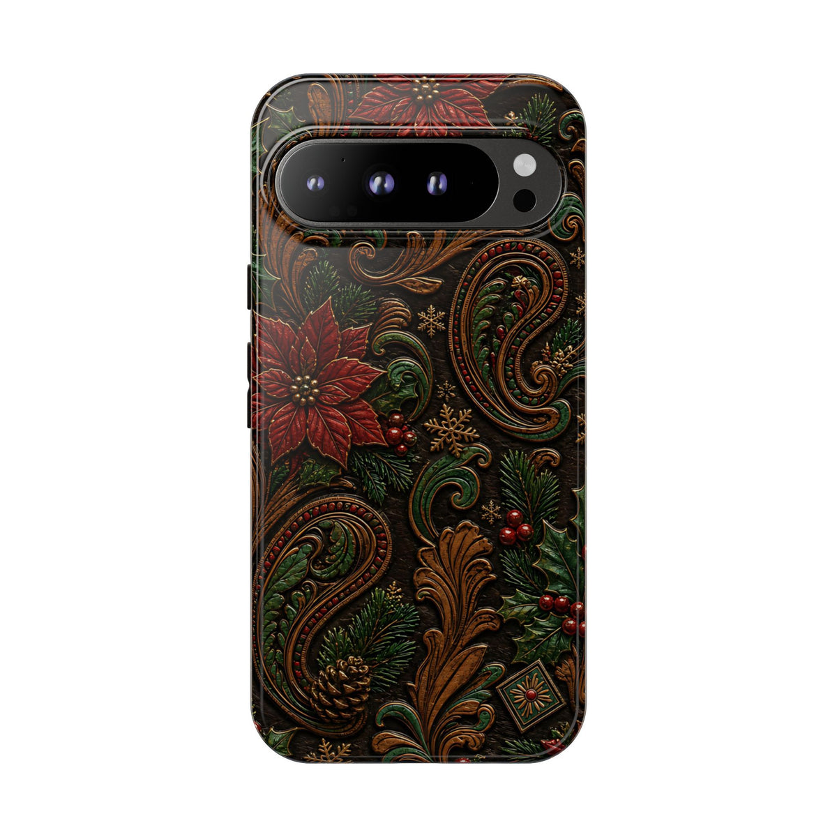 Carved Christmas Paisley Tough Case