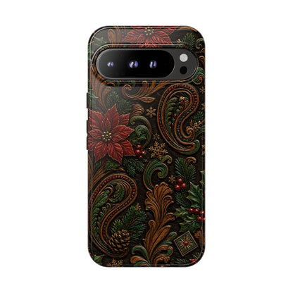 Carved Christmas Paisley Tough Case