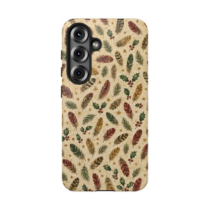 Christmas Feathers Tough Case
