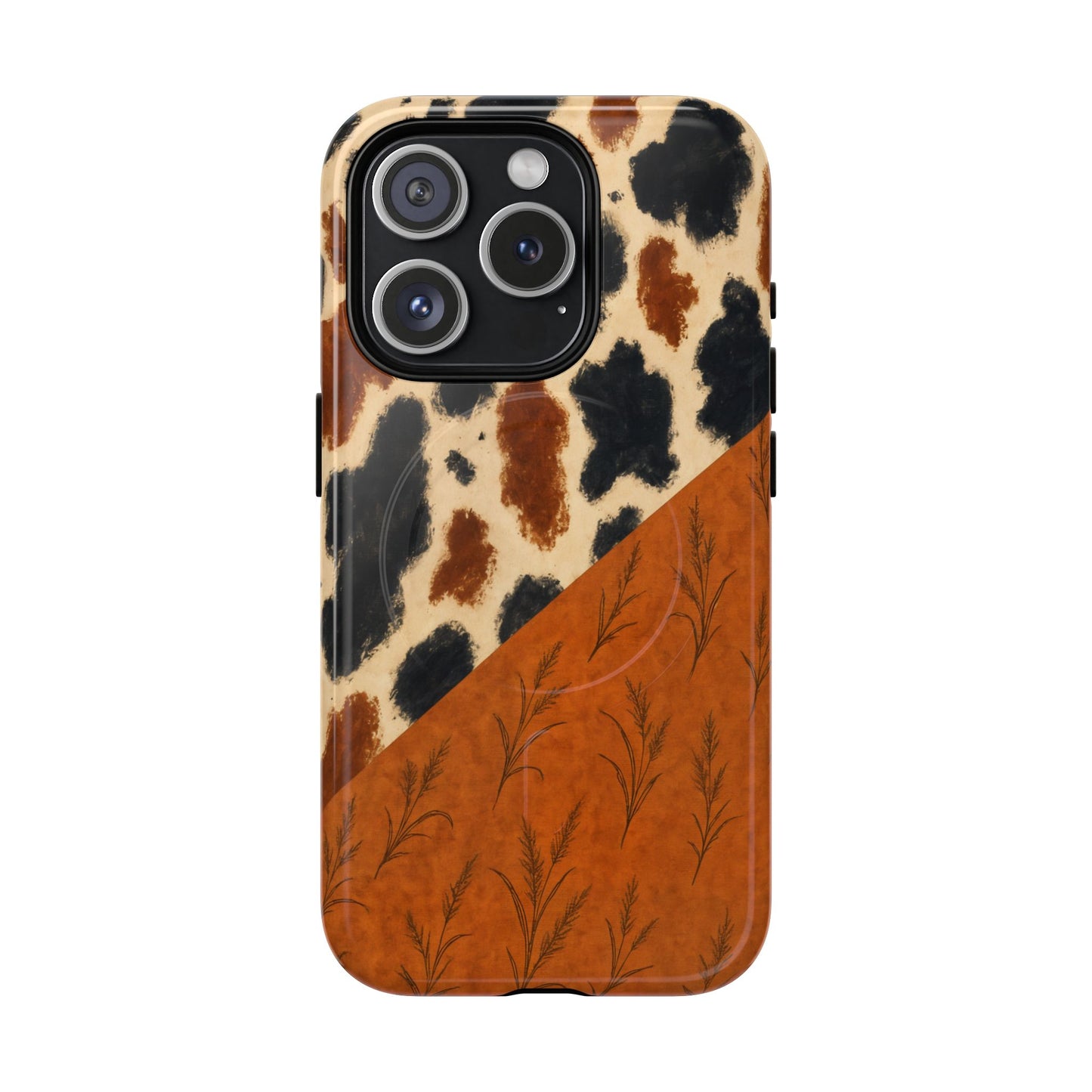 Harvest Cowhide Swaths Magnetic Case