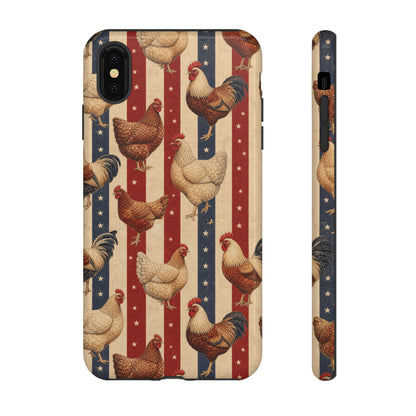 Chickens and Stripes Tough Case