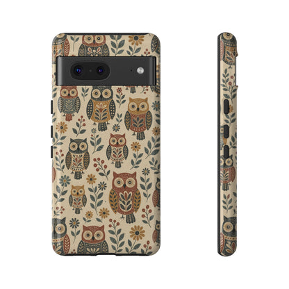 Folk Owls Tough Case
