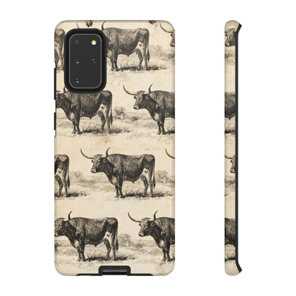 Vintage Longhorns Tough Case