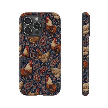 Patriotic Paisley Chickens Tough Case
