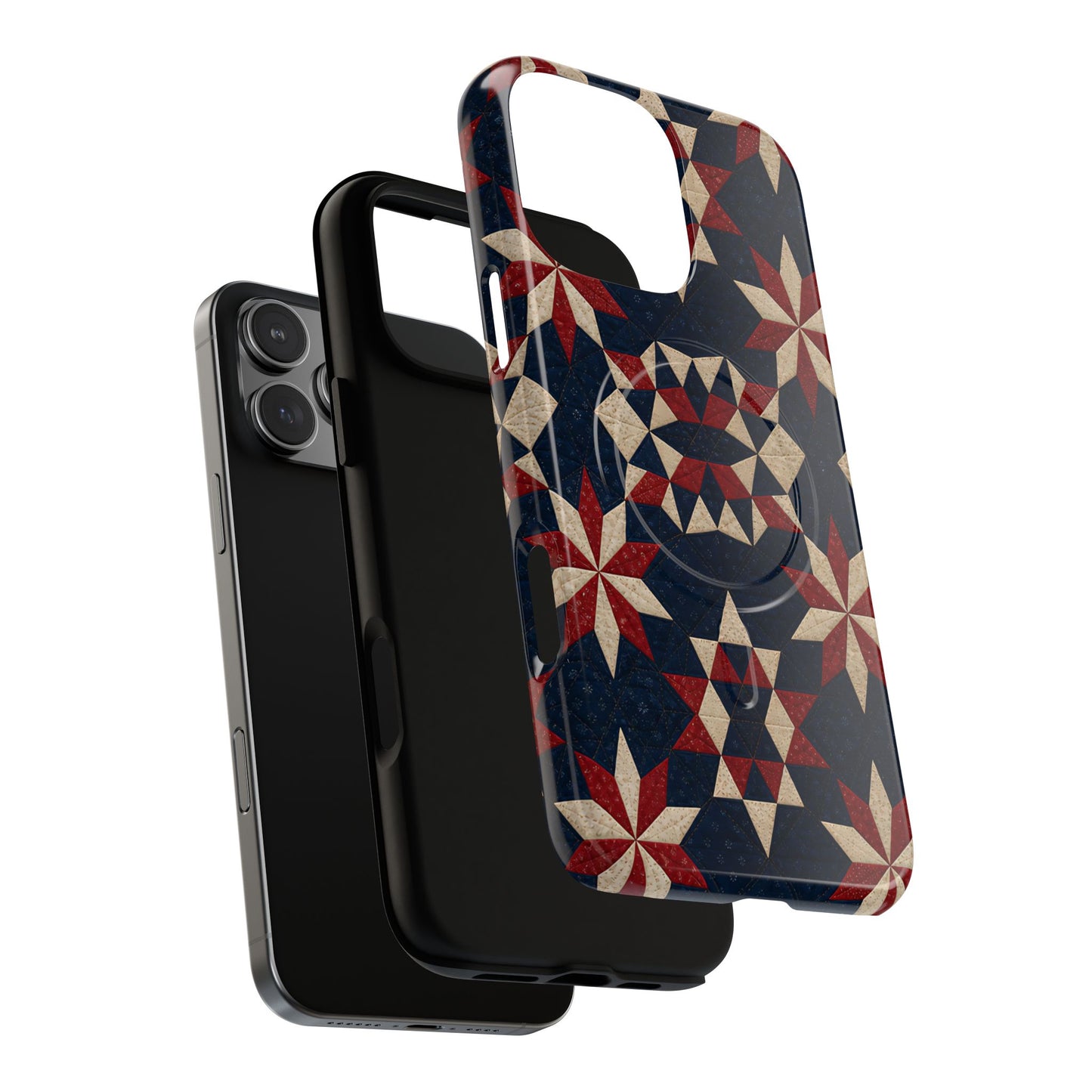 Patriotic Quilt Magnetic Case