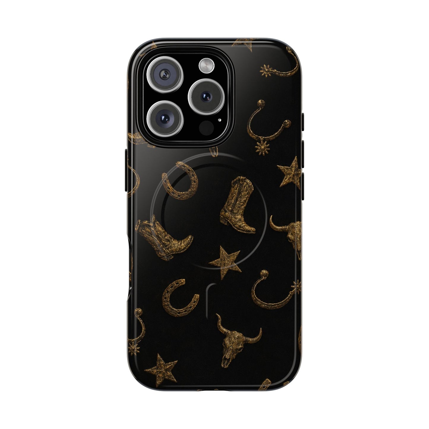 Black Gold Magnetic Case
