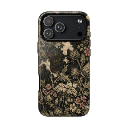 Cowhide Thistle Magnetic Case
