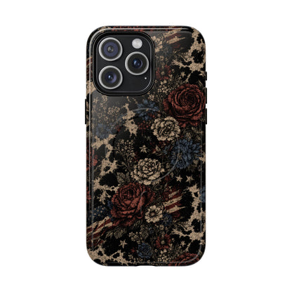 USA Cowhide Bloom Magnetic Case