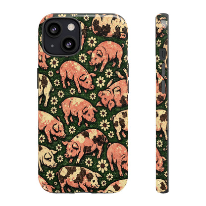 Retro Pigs Tough Case