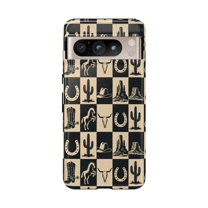 Western Checkerboard Tough Case