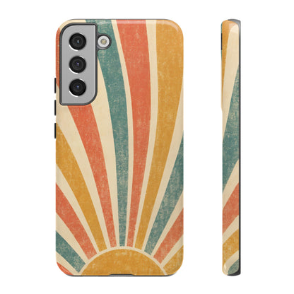Retro Sun Rays Tough Case