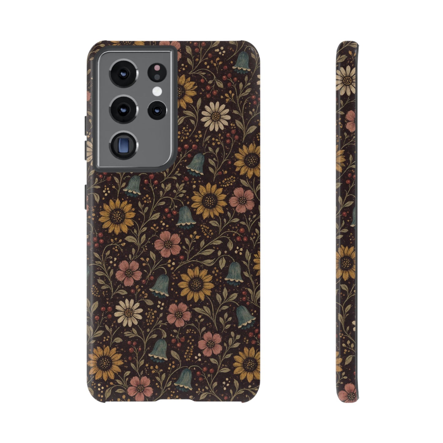 Plum Folk Floral Tough Case