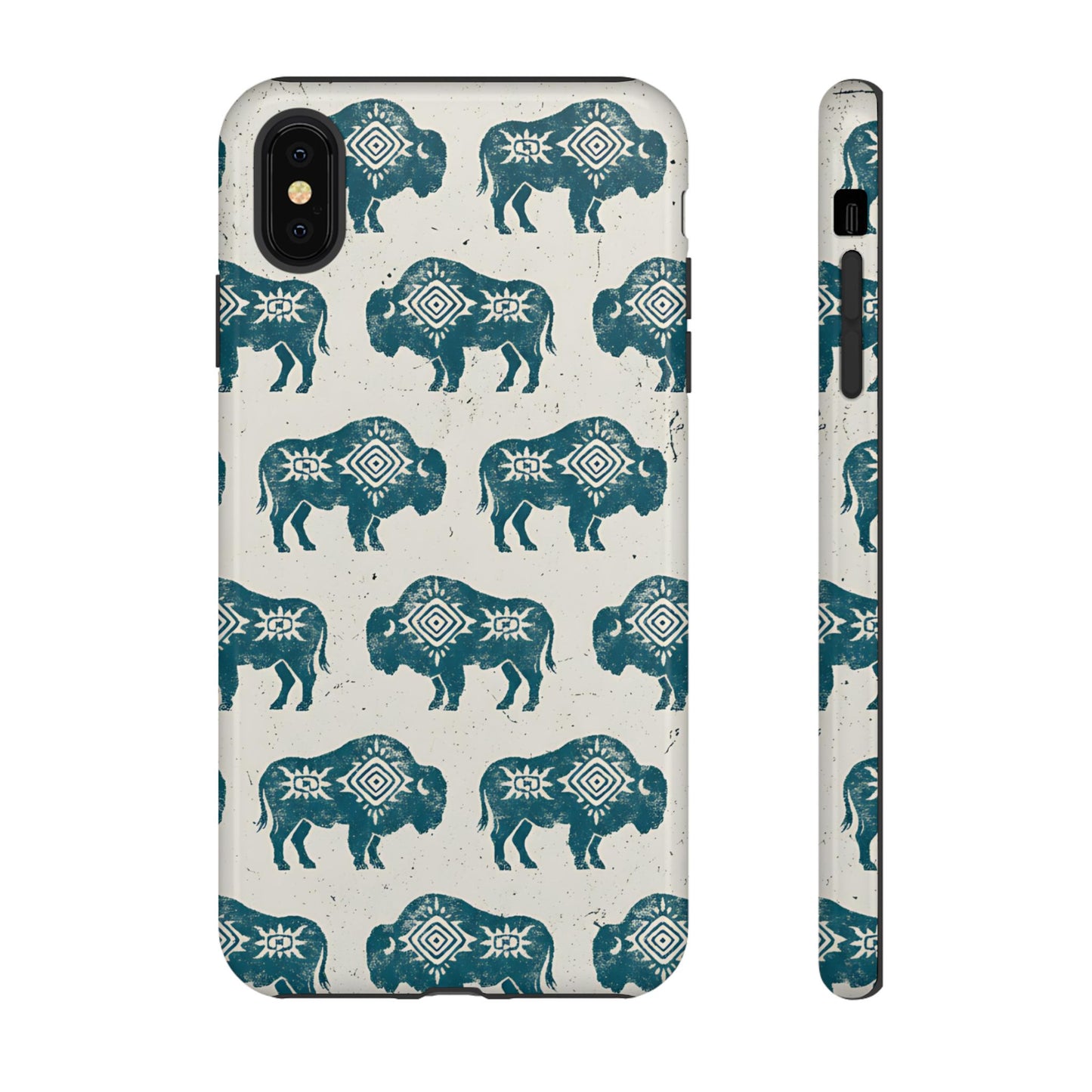 Teal Aztec Buffalo Tough Case