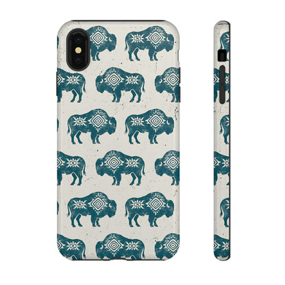 Teal Aztec Buffalo Tough Case