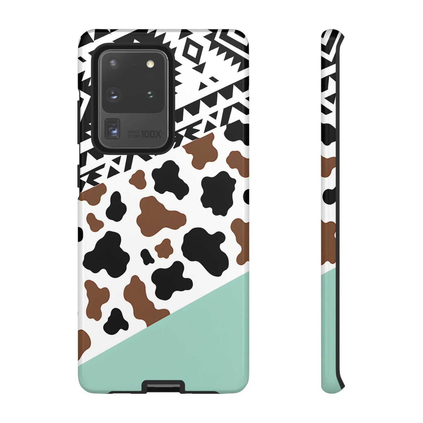 Mint Aztec Cowhide Tough Case