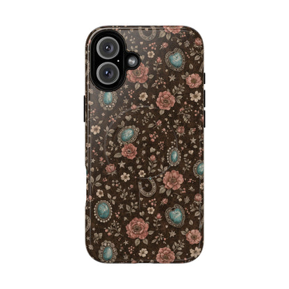 Turquoise Roses Magnetic Case
