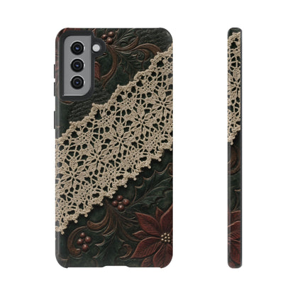 Poinsettia Lace Tough Case