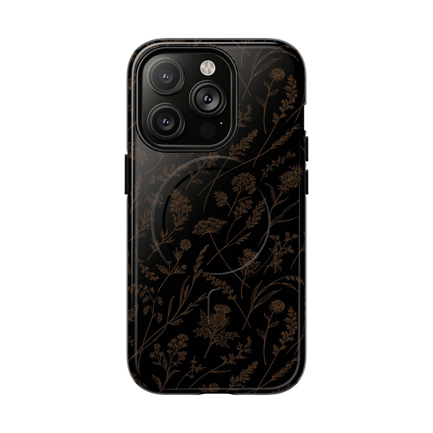 Gold Wildflowers Magnetic Case