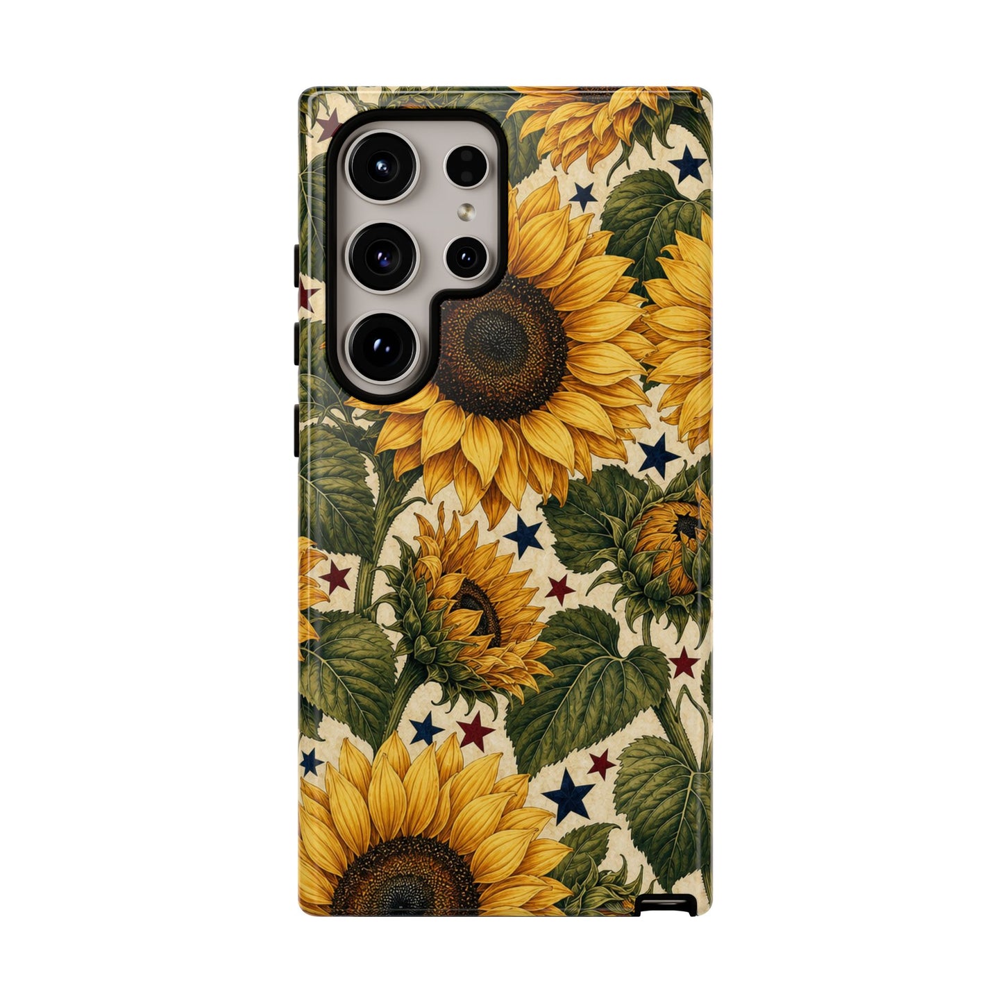 Stars And Sunflowers Tough Case
