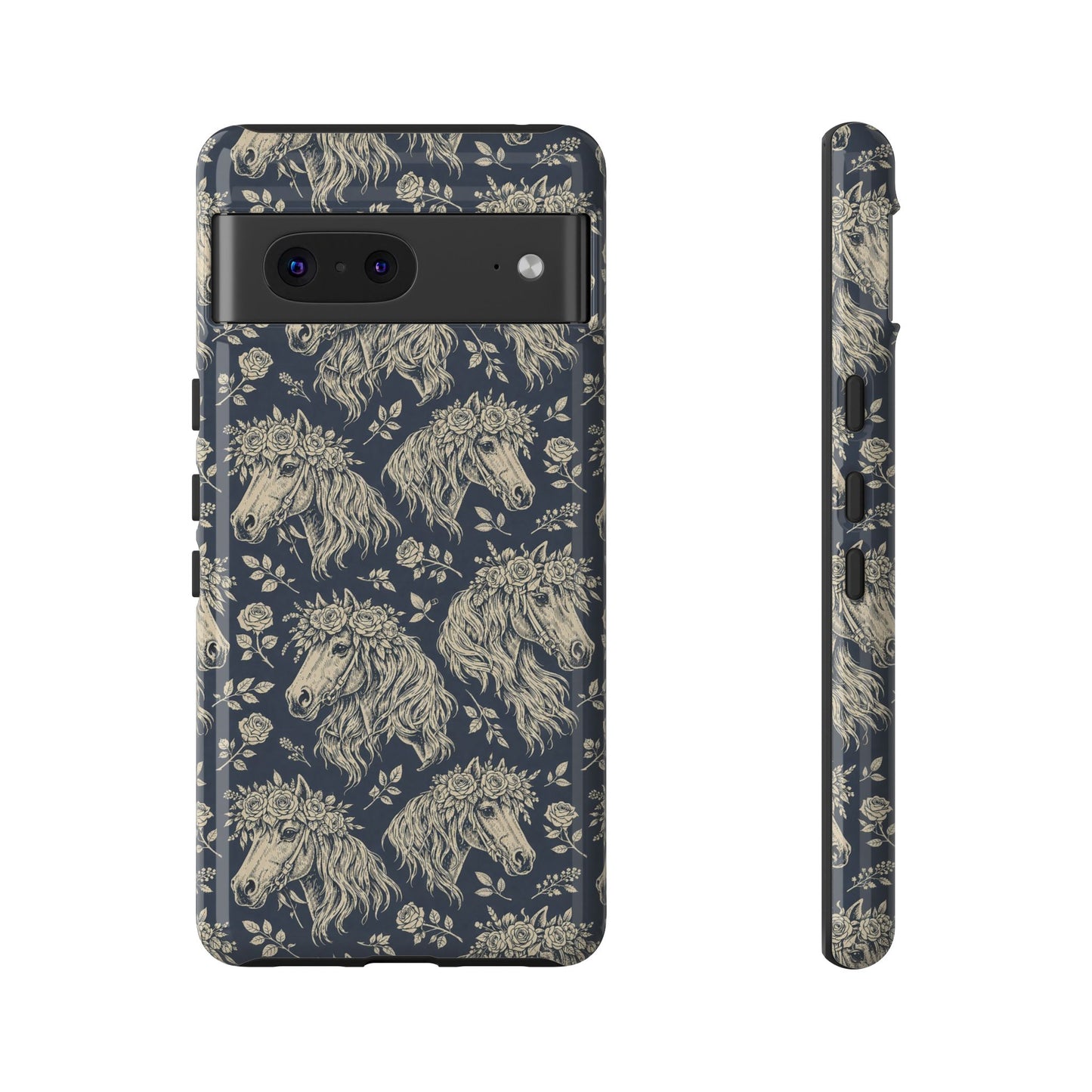 Floral Horses Tough Case