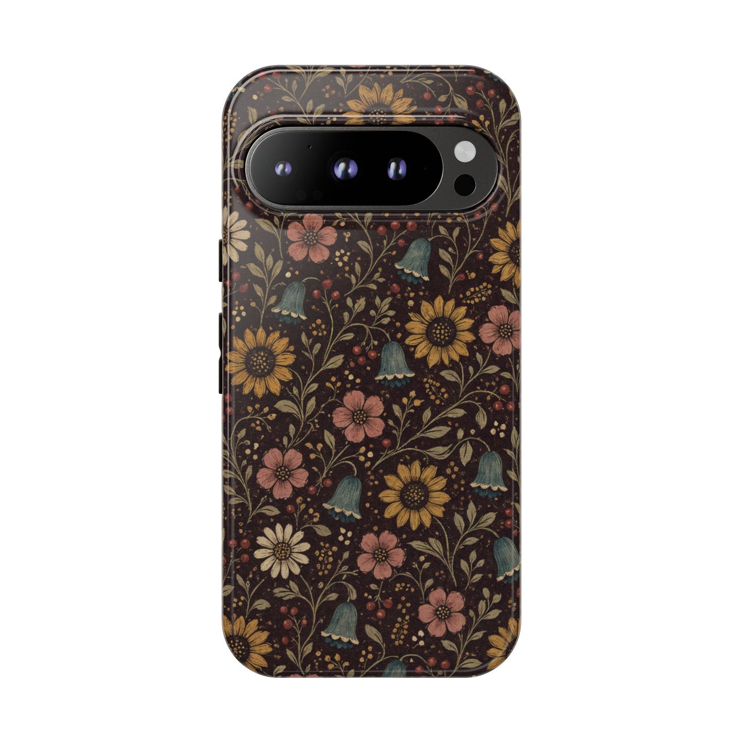 Plum Folk Floral Tough Case