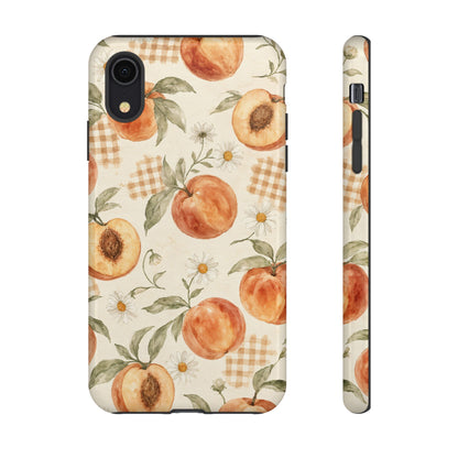 Peachy Gingham Tough Case
