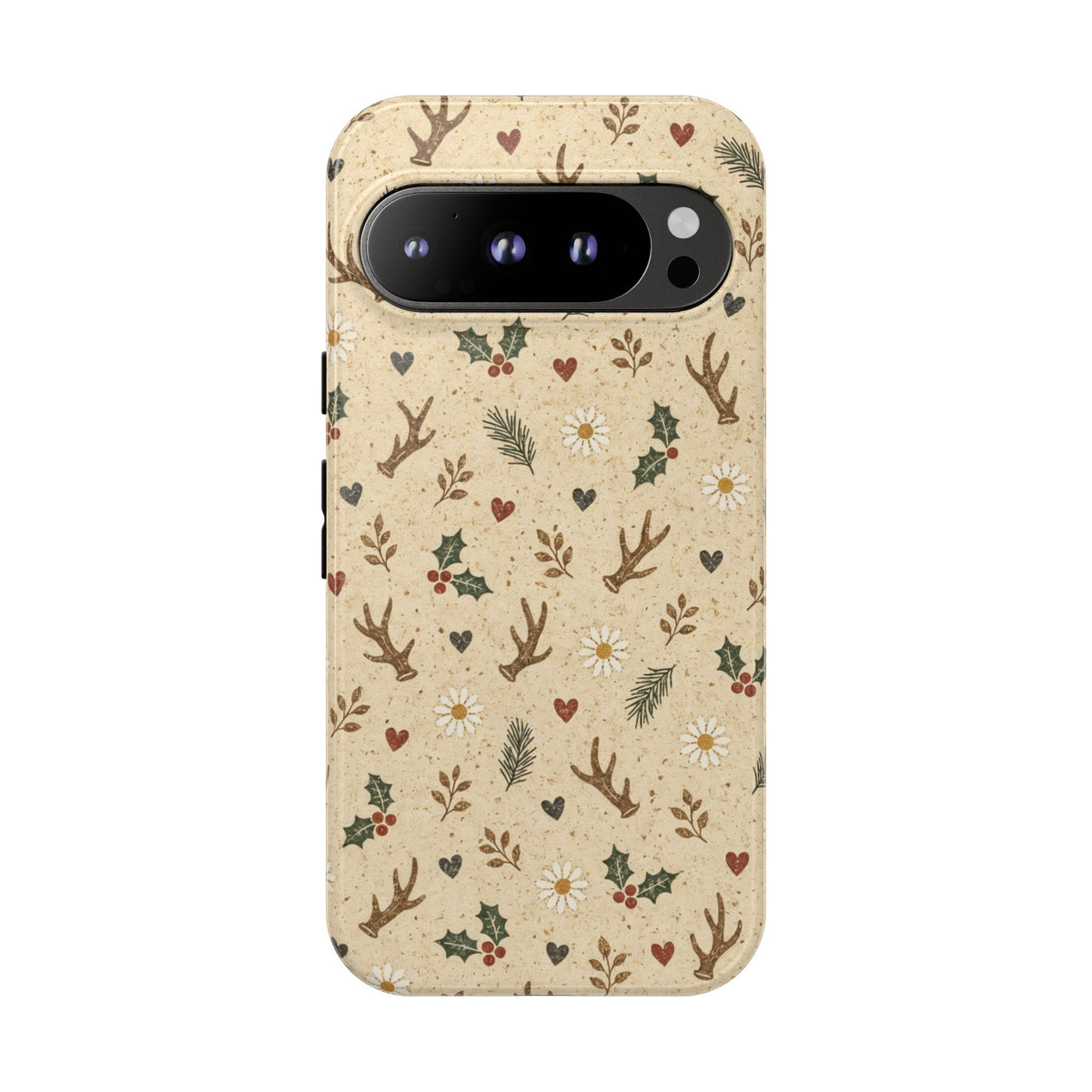 Antler Daisies Christmas Tough Case