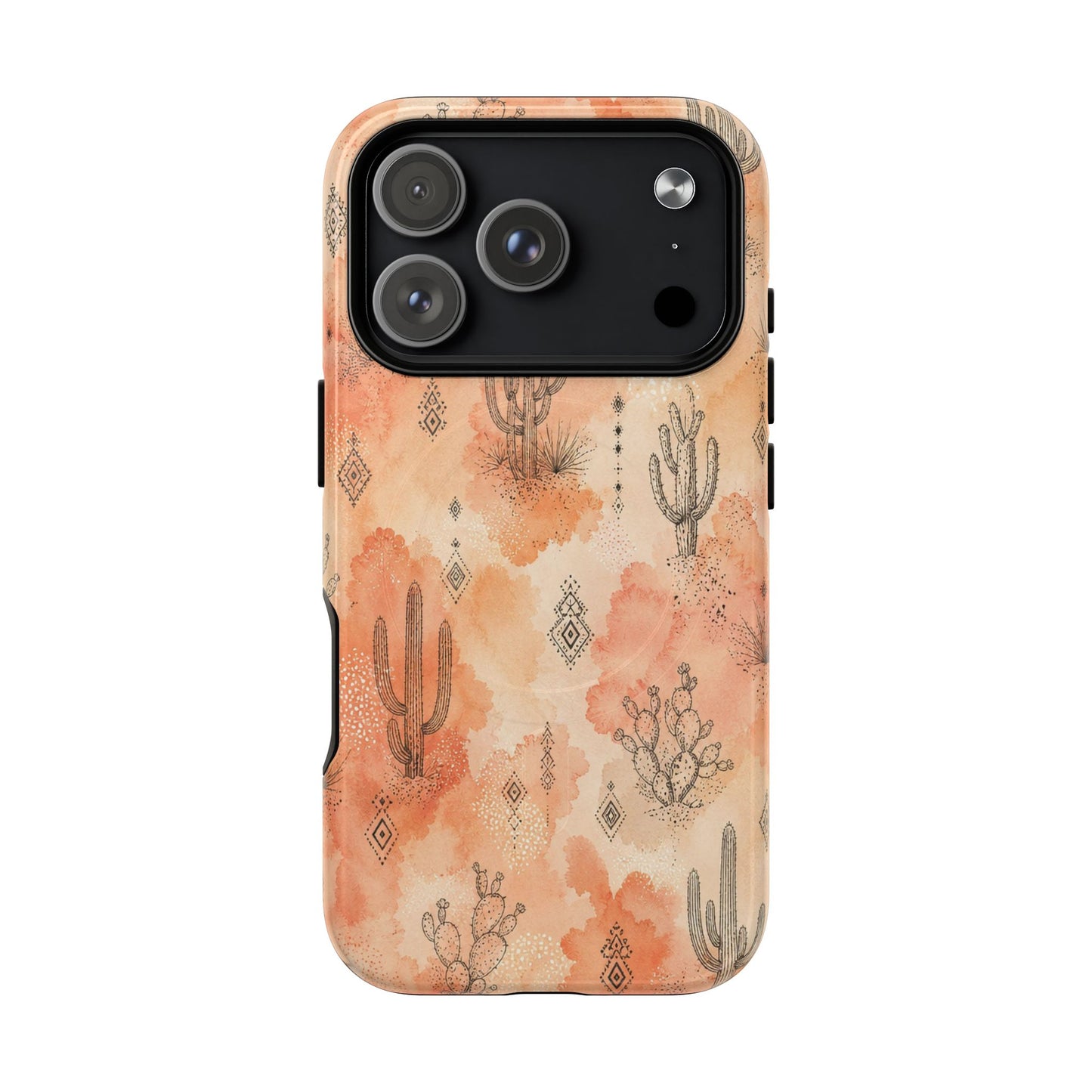 Watercolor Cactus Magnetic Case