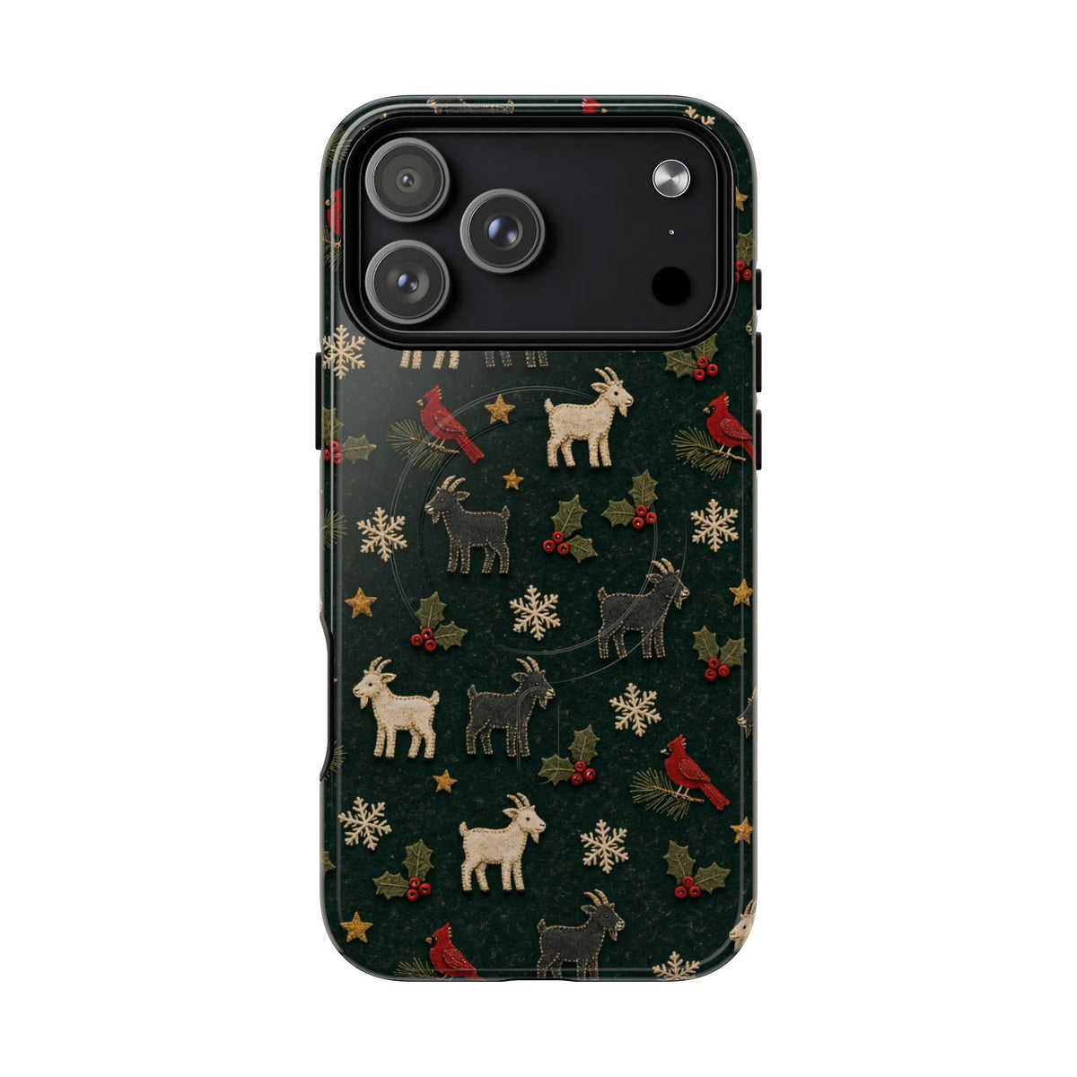 Felt Goats Cardinals Magnetic Case