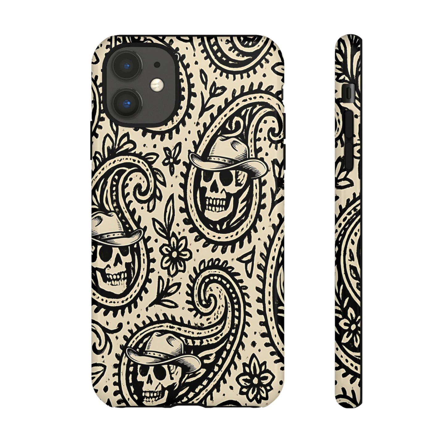 Cowboy Skull Paisley Tough Case