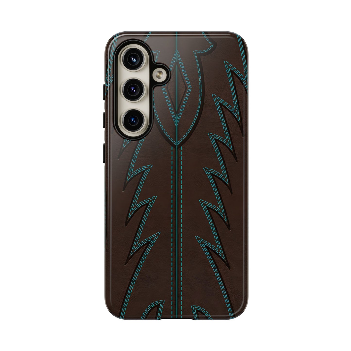 Boot Closeup Brown Turquoise Tough Case