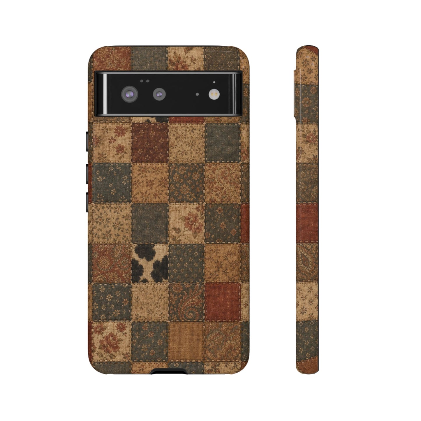 Rustic Patchwork Tough Case
