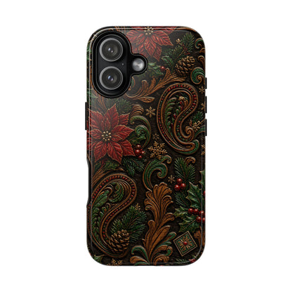 Carved Christmas Paisley Tough Case