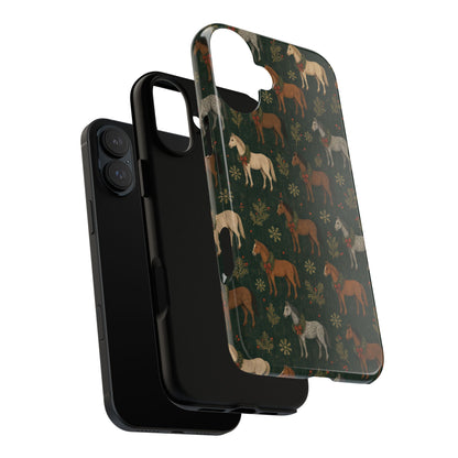 Wreath Horses Tough Case