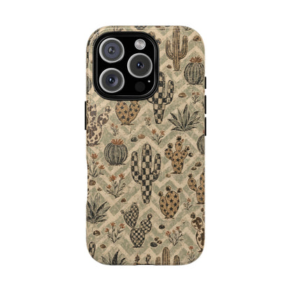 Checkered Cactus Tough Case